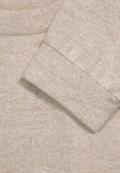 Shirt in Melange Optik buff sand melange