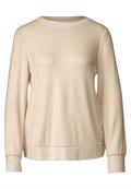 Shirt in Melange Optik light smooth sand melange