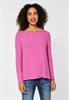Shirt in Melange Optik pink crush melange