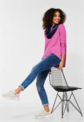 Shirt in Melange Optik pink crush melange
