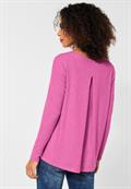 Shirt in Melange Optik pink crush melange