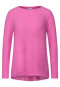 Shirt in Melange Optik pink crush melange