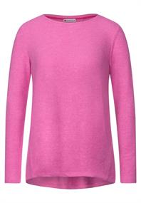 Shirt in Melange Optik pink crush melange