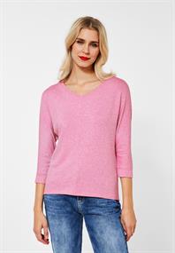 Shirt in Melange pink crush melange