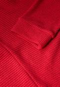 Shirt in Strick-Optik autumn red