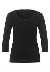 Shirt in Unifarbe black