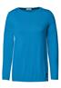Shirt in Unifarbe club blue