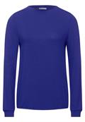 Shirt in Unifarbe eminent blue