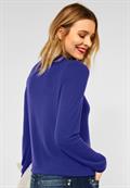 Shirt in Unifarbe eminent blue