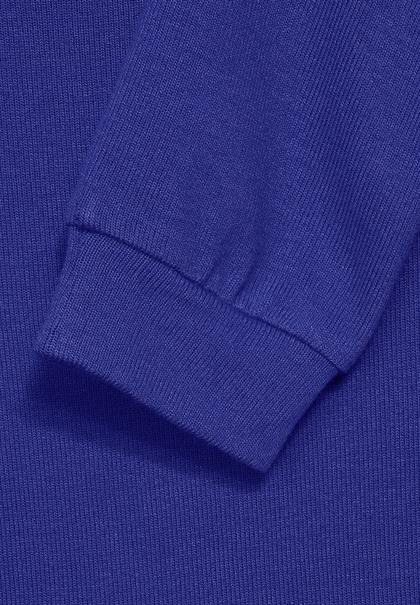 Shirt in Unifarbe eminent blue