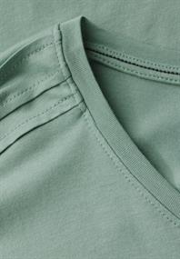 Shirt in Unifarbe matcha green