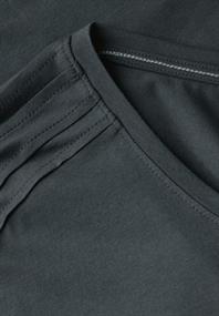 Shirt in Unifarbe slate khaki