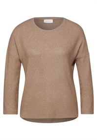 Shirt mit 3/4-Arm mocha kiss mel.