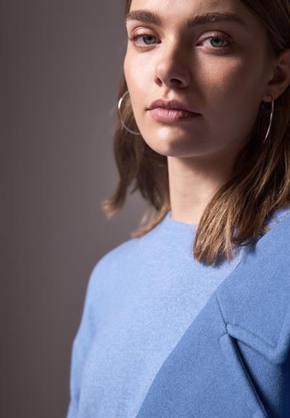 Shirt mit 3/4-Arm silver lake mel.