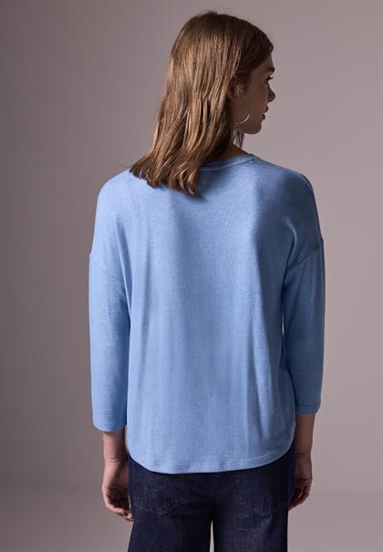 Shirt mit 3/4-Arm silver lake mel.