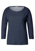 Shirt mit 3/4 Ärmel deep blue