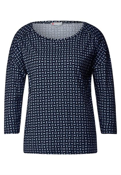 Shirt mit 3/4 Ärmel deep blue