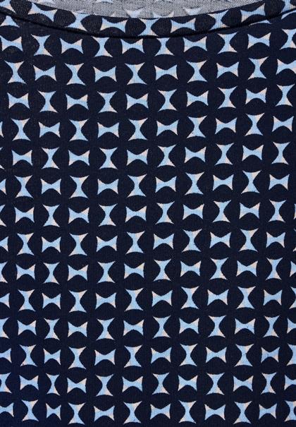 Shirt mit 3/4 Ärmel deep blue