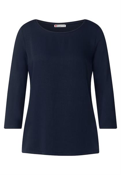 Shirt mit 3/4 Ärmel deep blue