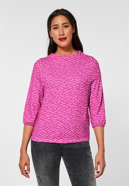 Shirt mit 3/4 Ärmel lavish pink