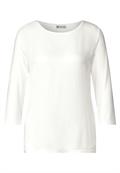 Shirt mit 3/4 Ärmel off white