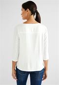 Shirt mit 3/4 Ärmel off white