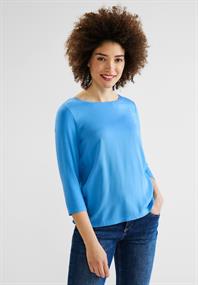 Shirt mit 3/4 Ärmel splash blue