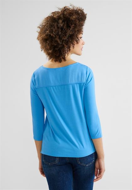 Shirt mit 3/4 Ärmel splash blue