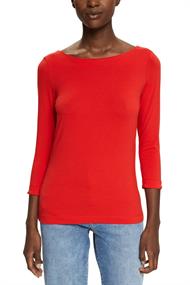 Shirt mit 3/4-Ärmeln orange red