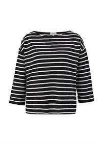 Shirt mit 3/4-Ärmeln schwarz