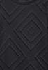 Shirt mit 3D Strukturmuster deep charcoal grey