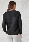 Shirt mit 3D Strukturmuster deep charcoal grey