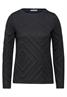 Shirt mit 3D Strukturmuster deep charcoal grey