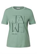 Shirt mit Artwork matcha green