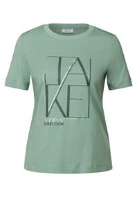 Shirt mit Artwork matcha green