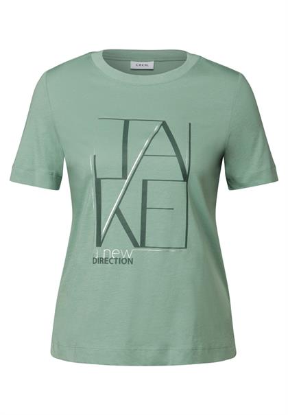 Shirt mit Artwork matcha green