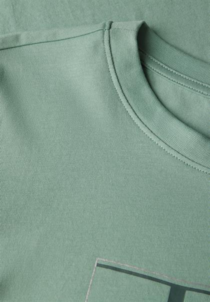 Shirt mit Artwork matcha green