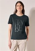 Shirt mit Artwork slate khaki