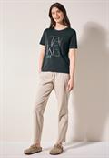 Shirt mit Artwork slate khaki