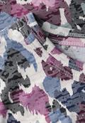 Shirt mit Burn-Out-Muster vanilla white