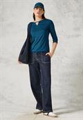 Shirt mit Cut Out celestial aqua blue