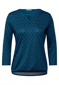 Shirt mit Cut Out celestial aqua blue