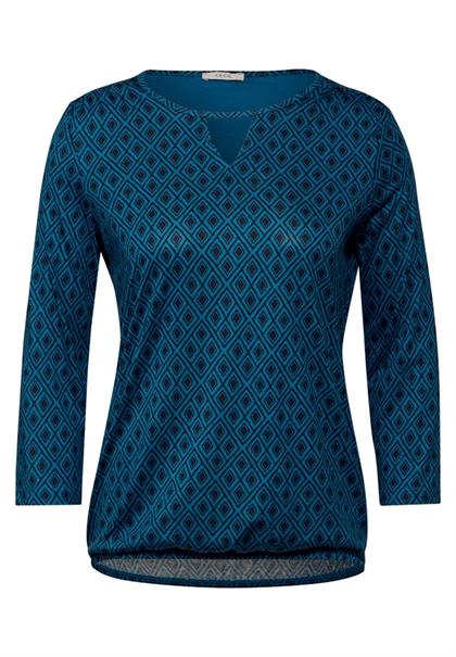 Shirt mit Cut Out celestial aqua blue