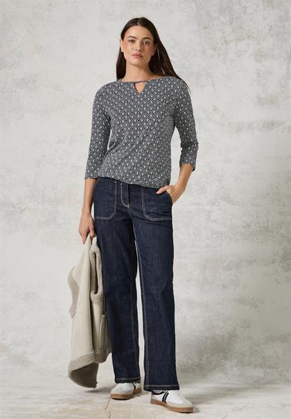 Shirt mit Cut Out deep charcoal grey