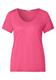 Shirt mit Dekosaum berry rose