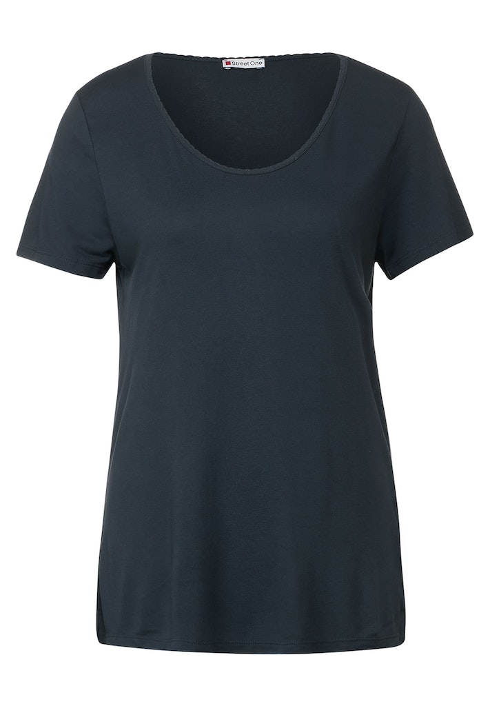 Damen online Dekosaum lagoon kaufen bei Shirt T-Shirt mit Street green bequem One