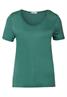 Shirt mit Dekosaum lagoon green