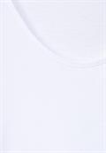 Shirt mit Dekosaum white