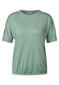 Shirt mit Dekosteinen matcha green