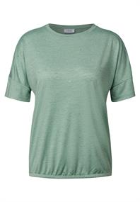 Shirt mit Dekosteinen matcha green